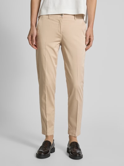 Brax Stoffhose in verkürzter Passform Modell 'MARON' Beige 4