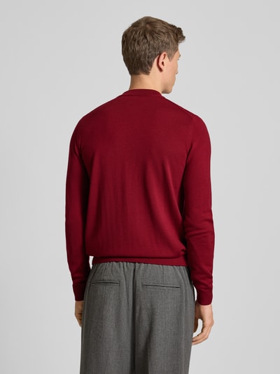 JOOP! Collection Strickpullover aus reiner Wolle Modell 'Davide' Rot 5
