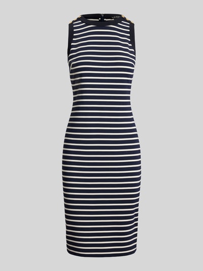Lauren Ralph Lauren Körpernahes Freizeitkleid  Marine Melange 2