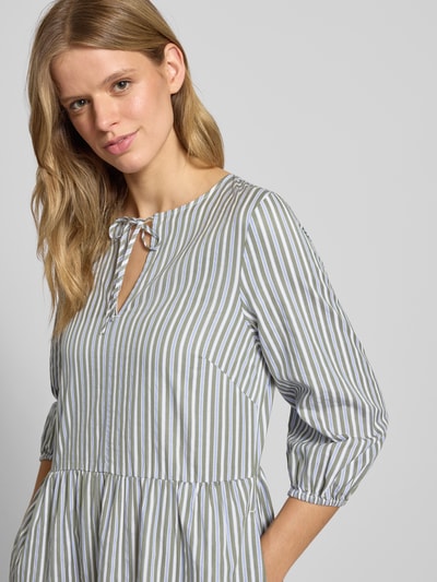 Marc O'Polo Denim Tailliertes Freizeitkleid aus reiner Baumwolle Khaki 3