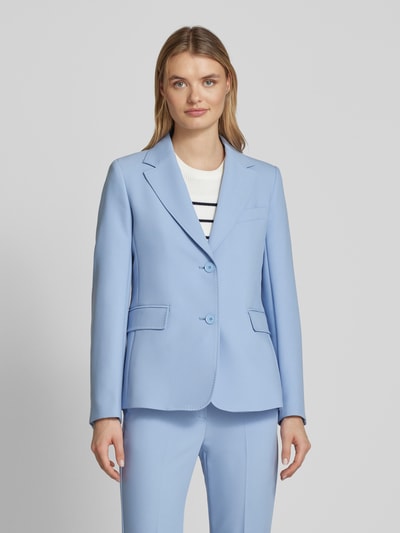 Weekend Max Mara Blazer mit Brustleistentasche Modell 'UVA' Hellblau 4