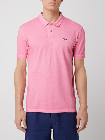 HUGO Poloshirt mit Logo-Stickerei Modell 'Dagic' Rosa 4