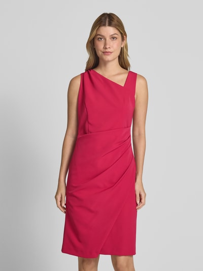 Vera Mont Cocktailkleid mit seitlicher Raffung Kirsche 4