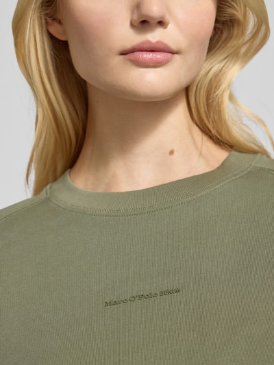 Marc O'Polo Denim Comfort Fit Sweatshirt aus reiner Baumwolle Khaki 3