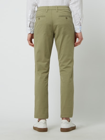 SELECTED HOMME Slim Fit Chino mit Stretch-Anteil Modell 'Miles' Oliv 5