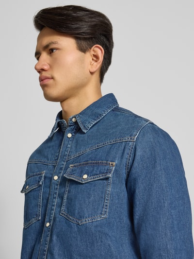 Pepe Jeans Regular Fit Jeanshemd aus reiner Baumwolle Modell 'BROOKS' Jeansblau 3
