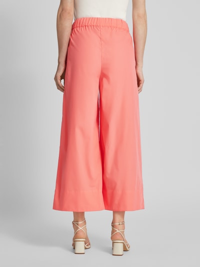 MAX&Co. Wide leg broek met elastische band, model 'IVO' Koraal - 5