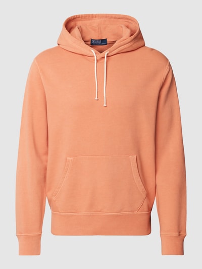 Polo Ralph Lauren Hoodie mit Känguru-Tasche und Elastischen Abschlüssen Orange 2