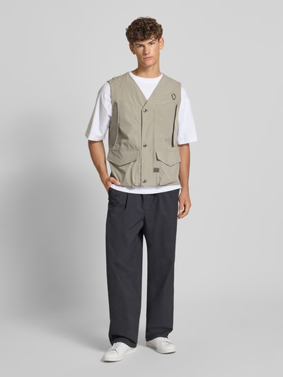 G-Star Raw Gilet met klepzakken Lichtgrijs - 1