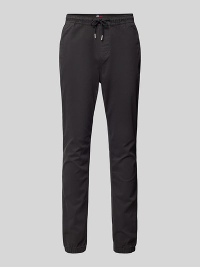 Tommy Jeans Tapered Fit Jogpants mit Tunnelzug Modell 'AUSTIN' Black 1