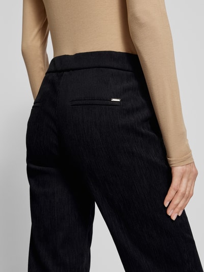 TONI Wide Leg Cordhose mit Gesäßtaschen Modell 'Jenny' Black 3