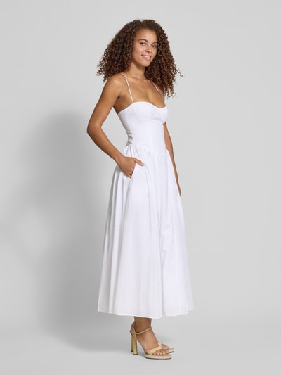 Bardot Sukienka wieczorowa na cienkich ramiączkach model ‘ESTIE’ Biały 1