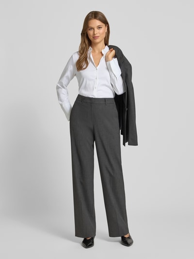 Milano Italy Bluzka koszulowa z listwą guzikową Biały 1