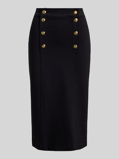 Lauren Ralph Lauren Spódnica ołówkowa o kroju tapered fit z mieszanki wiskozy BLACK 2