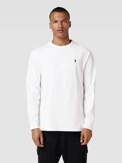 Polo Ralph Lauren Longsleeve mit Logo-Stitching Weiss 4