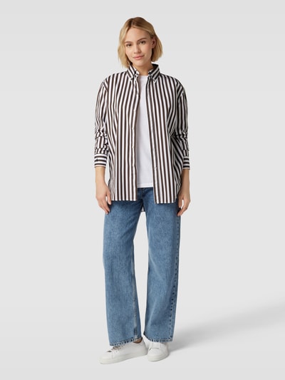 Polo Ralph Lauren Bluse mit Streifenmuster Hellbraun 1