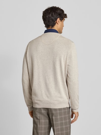 Fynch-Hatton Strickpullover mit Logo-Detail Offwhite 5