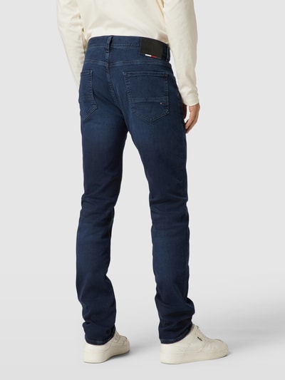 Tommy Hilfiger Slim Fit Jeans im 5-Pocket-Design Modell 'IOWA' Dunkelblau 5