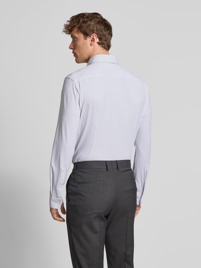 HUGO Slim Fit Business-Hemd mit Knopfleiste Modell 'Kenno' Weiss 5
