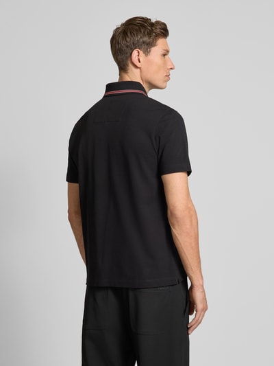 BOSS Regular Fit Poloshirt mit Logo-Badge Modell 'Parris' Black 5