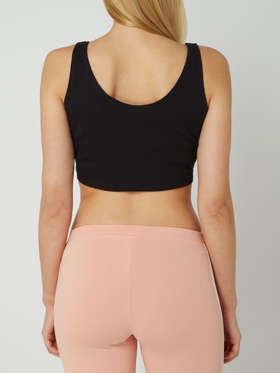 adidas Originals Crop-top met ribstructuur  Zwart - 5