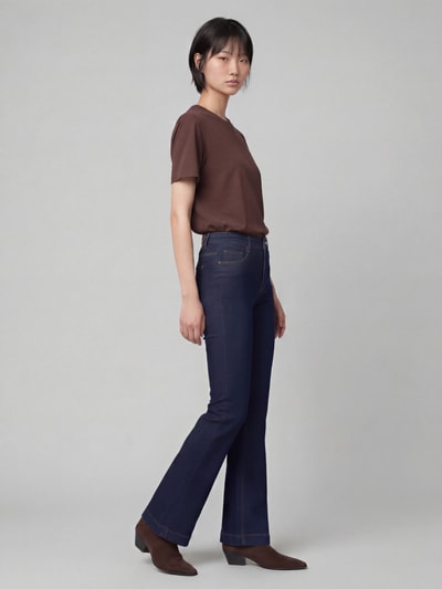 MAC Bootcut Jeans aus Baumwoll-Mix Modell 'DREAM BOOT' Marine 1