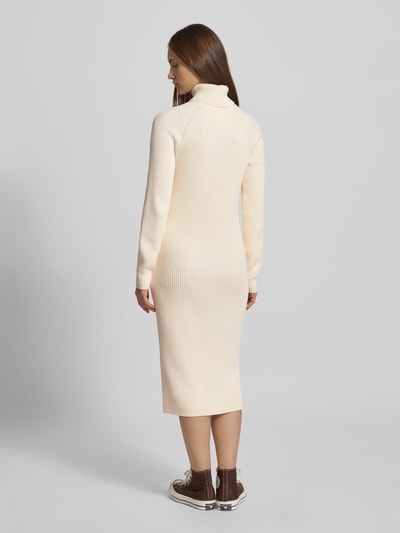 Tommy Jeans Schmales Strickkleid aus reiner Baumwolle Weiss 5