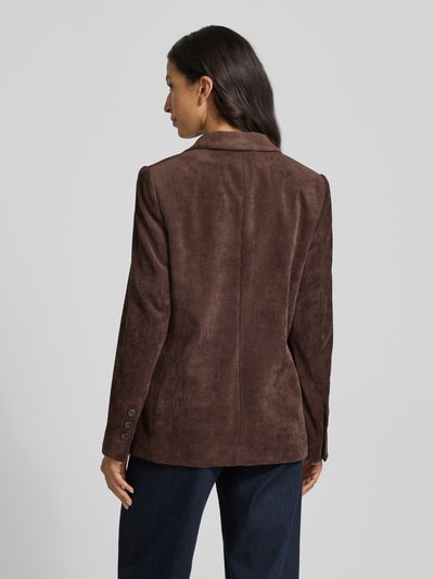 Luisa Cerano Blazer mit Reverskragen Dunkelbraun 5