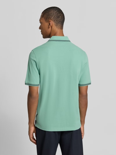bugatti Polówka o kroju slim fit z naszytym logo Miętowy 5
