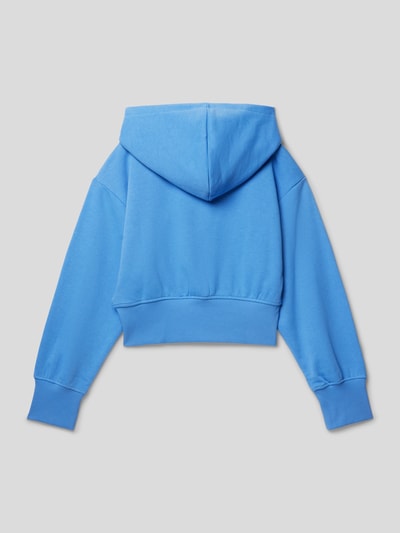 Tom Tailor Korte hoodie met kangoeroezak Blauw - 3