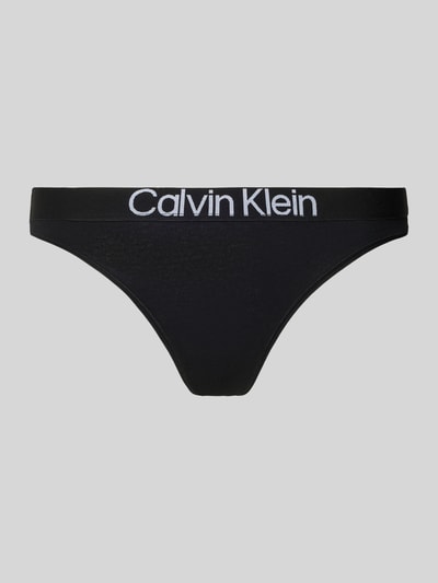 Calvin Klein Underwear String mit Label-Bund Modell 'MAX' Black 1
