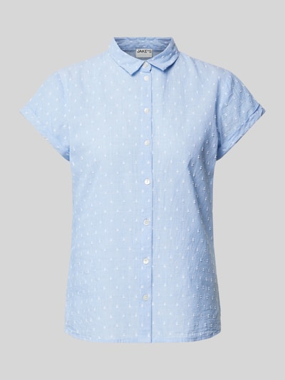 Jake*s Casual Bluse mit Kappärmeln Bleu 2