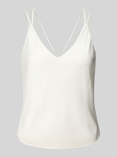 Jake*s Cocktail Top z zaokrąglonym dekoltem w serek Écru 2