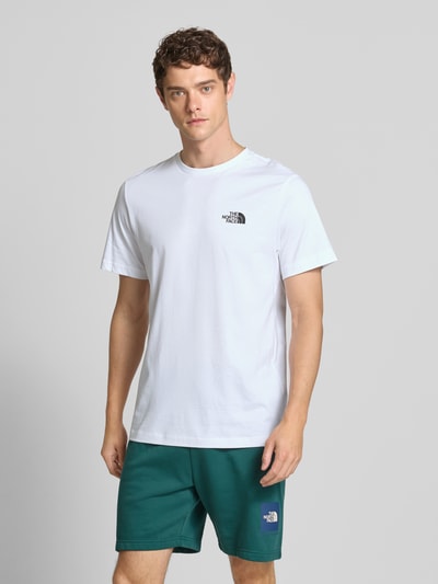 The North Face T-Shirt mit Label-Print Weiss 5
