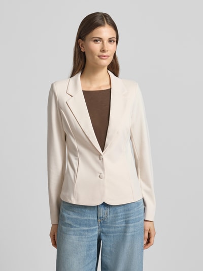 Frauenmodel trägt Regular Fit Strickjacke mit Reißverschluss von Polo Ralph Lauren aus bawełna, krój regular fit, kaptur z tunelem, zamek błyskawiczny, wyhaftowane logo, wpuszczane kieszenie, prążkowane wykończenia, długość tyłu w rozmiarze S: 51 cm, szerokość w rozmiarze S: 58 cm, długość rękawów w rozmiarze S: 60 cm; jasne odcienie, jednolita faktura, gładkie powierzchnie, prostokątne kształty; Ganzkörperansicht von vorne