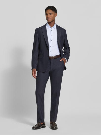 Seidensticker Slim Fit Businesshemd aus reiner Baumwolle Modell 'New BD' Bleu 1