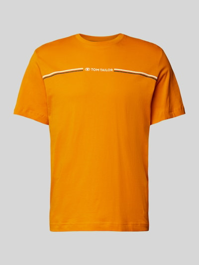 Tom Tailor T-Shirt mit Rundhalsausschnitt Orange 2