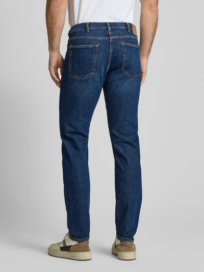 Paul Smith Tapered Fit Jeans mit Eingrifftaschen Dunkelblau 5