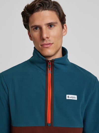 Cotopaxi Sweatshirt met opstaande kraag, model 'Amado' Blauw - 3