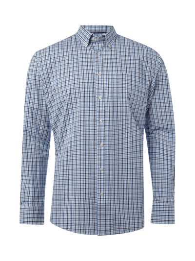 Montego Modern Fit Freizeithemd mit Brusttasche Blau 1