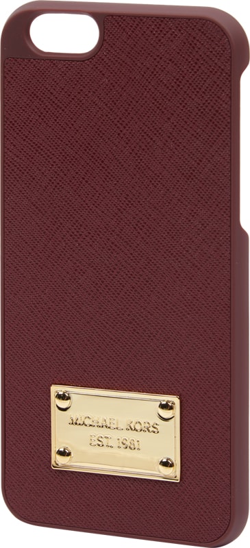 MICHAEL Michael Kors iPhone Case mit Saffiano-Leder Bordeaux 4