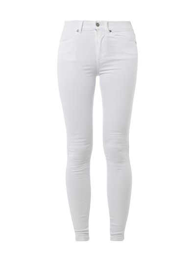 Dr. Denim High Waist Jeggings mit zwei Eingrifftaschen Weiss 1