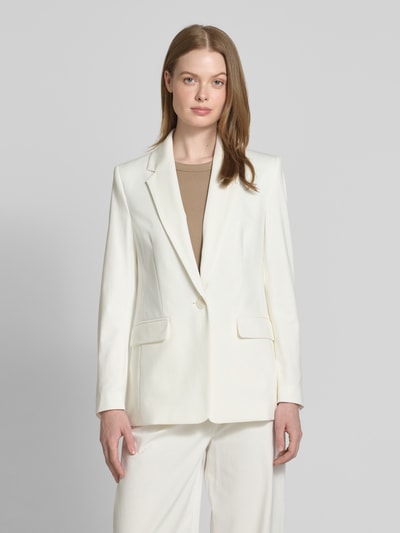 DRYKORN Żakiet o kroju slim fit z kieszeniami z patką model ‘ATLIN’ Biały 4