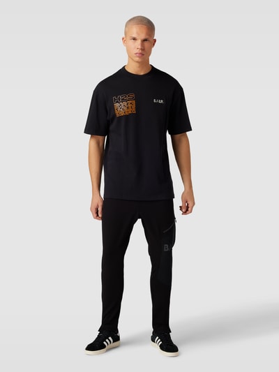 Balr. Slim Fit Sweatpants mit Mesh Modell 'Luois' Black 1