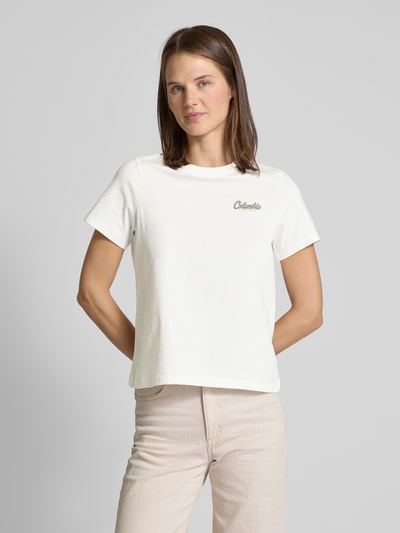 COLUMBIA T-Shirt mit Label-Print Modell 'ROLLING BEND' Weiss 4