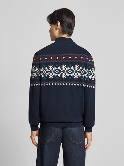 MCNEAL Sweter z dzianiny z kołnierzem Ciemnoniebieski 5