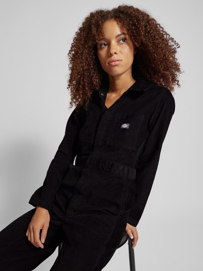 Dickies Jumpsuit mit aufgesetzten Brusttaschen Black 3