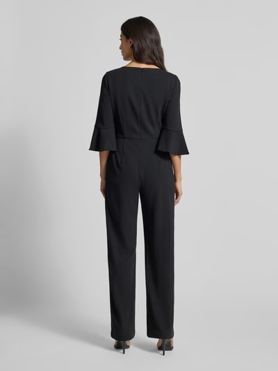 Adrianna Papell Jumpsuit mit Karree-Ausschnitt Black 5