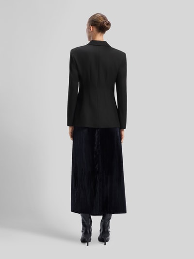 HUGO Regular Fit Longblazer aus Viskose-Mix Black 5
