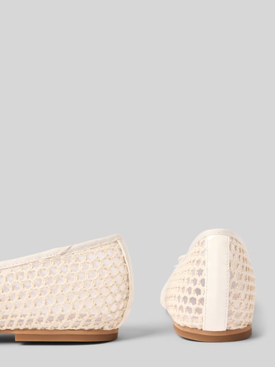 INUOVO Ballerinas mit Schleifendetail Offwhite 2